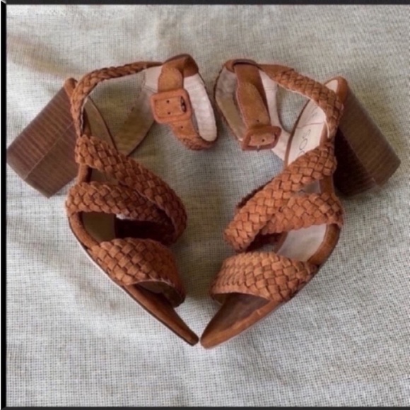 Sole Society Eveline Chestnut Heel Beach Vacation
size 8 braided - Picture 2 of 8